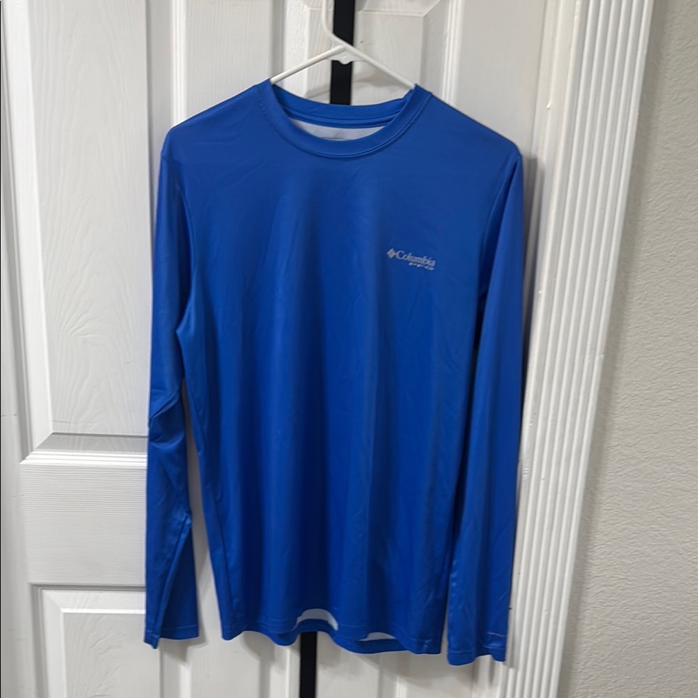 Columbia Blue Long Sleeve Tee Classic Design